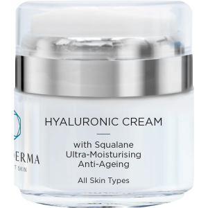 CellDerma Hyaluronic Cream with squalane, jojoba seed oil and apricot kernel oil is the best moisturising cream for acne